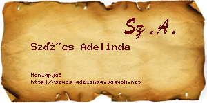 Szűcs Adelinda névjegykártya